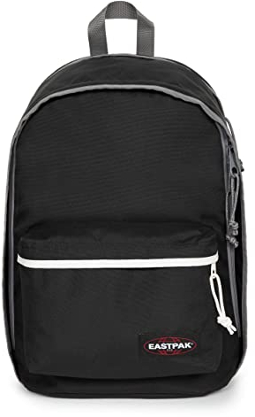 Eastpak BACK TO WORK Rucksack, 43 cm, 27 L, Kontrast Grey White (Schwarz)