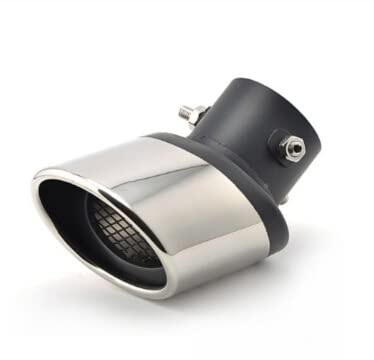 WEMUR Auto Gerade Auspuffrohr Endschalldämpfer Endstück Hals Edelstahl Für Smart Fortwo Forfour 450 451 453 Auto Auto Runde Auspuffspitze