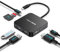 Concentrador USB C, Adaptador 7 en 1 USB C a HDMI multipuerto, 4K HDMI, Fuente de alimentación de 100 W, 2 Puertos USB A 3.0, 1 USB C Hub 3.0, Lector de Tarjetas SD/TF, dongle USB C para MacBook