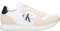 Calvin Klein Runner Sock Laceup NY-Lth Wn Yw0Yw00840, Sneaker da Corsa, Donna, Bianco (Bright White/Creamy White/Black), 40 EU