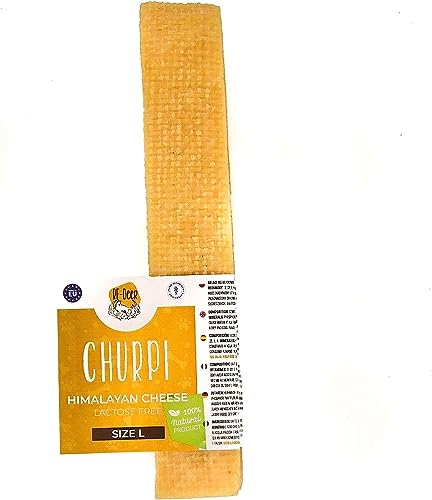 RF-DEER Käse Kauknochen für Hunde nach dem Himalaya Rezept, Premium Kaukäse, Fördert die Zahnhygiene, Dentastix für Hund, 100% Natürlich, Ohne Konservierungsstoffe, Hundekauknochen (L-1 stück)