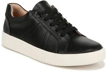 Naturalizer Soul Womens Neela Comfortable Fashion Casual Lace Up Sneakers Black 8 M