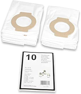 10 sacchetti per aspirapolvere di alta qualità, adatti per Hoover Aqua Jet, Aqua Master, Aqua Plus, ricambio per Hoover H15, H16 e Swirl H35