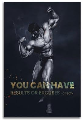 VZRSQZK Póster de Arnold Schwarzenegger Póster de pintura decorativa en lienzo de pared e imagen artística impresa moderna para dormitorio familiar decoración carteles 20 x 30 pulgadas (50 x 75 cm)