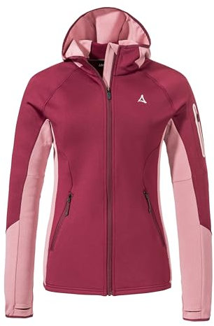 Schöffel Damen Hoody Lodron Fleece Jacke, Acai, 42 EU