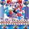 91 Stück Geburtstagsdeko Jungen, Geburtstag Partygeschirr Set Kinder, Geburtstagparty Dekoration Teller Becher Servietten Tischdecke
