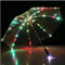 HEPYLAIFU durchsichtiger Regenschirm LED transparente Regenschirme, Party-Geburtstags Braut Hochzeitsschirme Durchsichtige (Color : C, Size : 23)