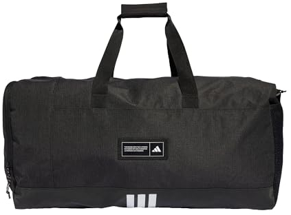 adidas Unisex-Erwachsene 4Athlts Duf L Duffel Tasche, Black/White, NS