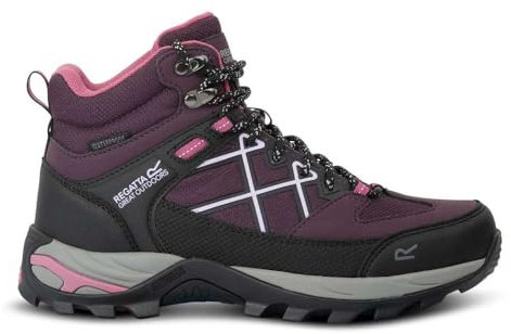 Regatta Femme Womens Samaris III Walking Boots Botte de randonnée, Violet Prune foncé, 39 EU