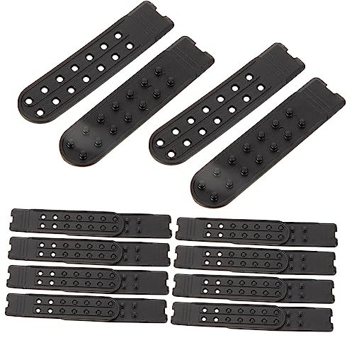 PLAFOPE 10paare Verstellbare Hutbandverlängerungen Aus Kunststoff Wiederverwendbare Snapback Cap Extender Einfach Zu Installierende Hüftpassen Reparaturclips Geeignet Für Männer Und Mützen