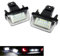 RZG 2x LED Licence Number Plate Light White For Berlingo C3 Picasso C3 C4 Grand Picasso C5 DS4 Saxo Xsara Jumpy Dispatch III SpaceTourer Combo E Vivaro C Zafira Life single tailgate