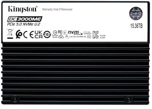 Kingston 15.36TB DC3000ME U.2 PCIe 5.0 NVMe TCG Opal Enterprise Gen5 SSD-SEDC3000ME/15T3