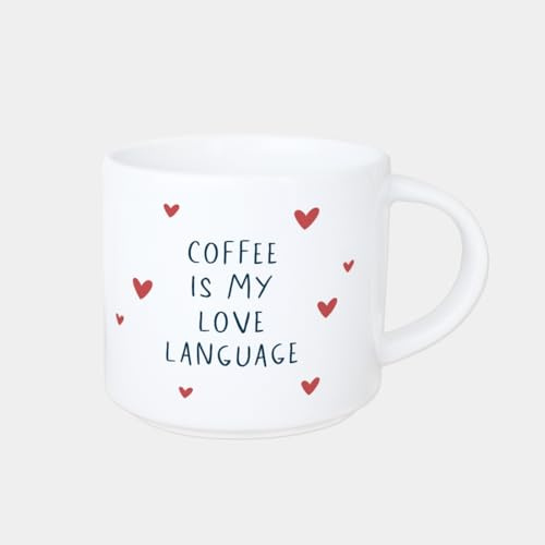 Odernichtoderdoch Tasse Jumbo-Tasse „Love Language“ – Lieblingstasse für Kaffee, Tee oder Kakao, 400ml, spülmaschinenfest, stapelbar