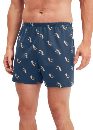 CALIDA Prints Boxershorts Herren | mit stoffüberzogenem Bund, aus 100% Baumwolle, ohne Eingriff
