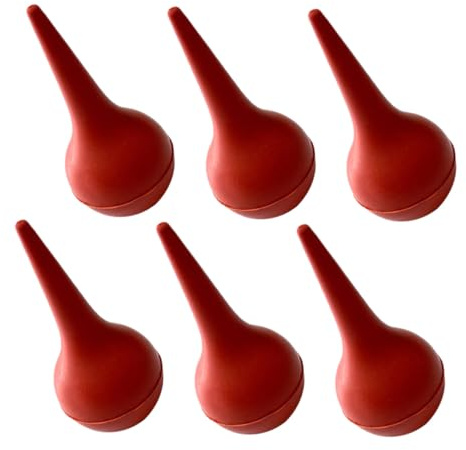 SOIMISS 6 Stück Babyohr und Nasenspritzen aus Gummi Multifunktionale Ballonspritze zur Schleimentfernung und Staubbläser für Babys Sicher für Empfindliche Nasen und Ohrenpflege