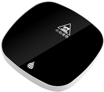 UKCOCO Chauffe-Tasse USB Compact à Induction, Température Constante 50°c, Petit Tapis Chauffe-Boissons pour Café et Thé, sous-Verre Chauffant Pratique pour Bureau et Maison