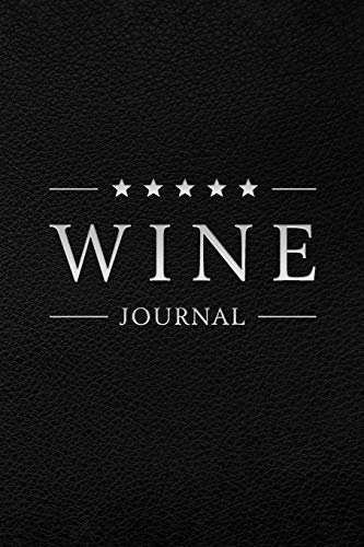 Wine Journal: Wine Tasting Notebook & Diary | Black Leather Design (Gifts for Wine Lovers)