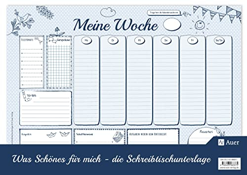 Was Schönes für mich - Schreibtischunterlage A3: Abreißblock für die perfekte Organisation des Lehrerlebens DIN A3 (Alle Klassenstufen)