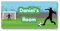 Children's Personalised Name Bedroom Nursery Door Signs - Football Design