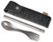 Light My Fire Couvert Camping - Set Couverts Voyage Spork Titanium + Paille Reutilisable + Etui Couverts - Couverts Camping - Set Couverts A Emporter - Couvert Lunch Box Bivouac Picnic Randonnée