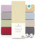 DarBene Spannbettlaken 180x200 Premium 2er Set, Jersey 100% gekämmte Premium Baumwolle, atmungsaktiv, superweiches Bettlaken bis 30 cm Matratzenhöhe, Oeko-TEX, Elfenbein