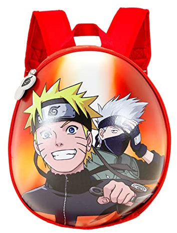 Naruto Action-Eggy Rucksack, Rot