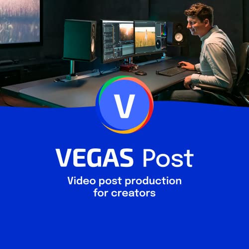 VEGAS Post 20 - Video post production for creators | video editing software | video cutting software | Windows 10/11 PC | 1 license | PC Activation Code by email