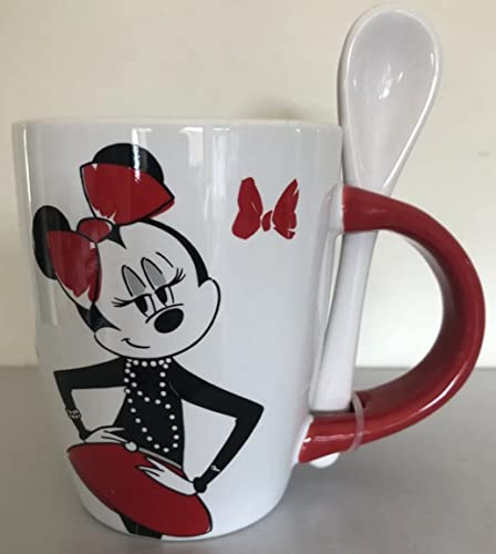 Disneyland Paris Minnie Mouse Eiffel Tower Mug and Spoon