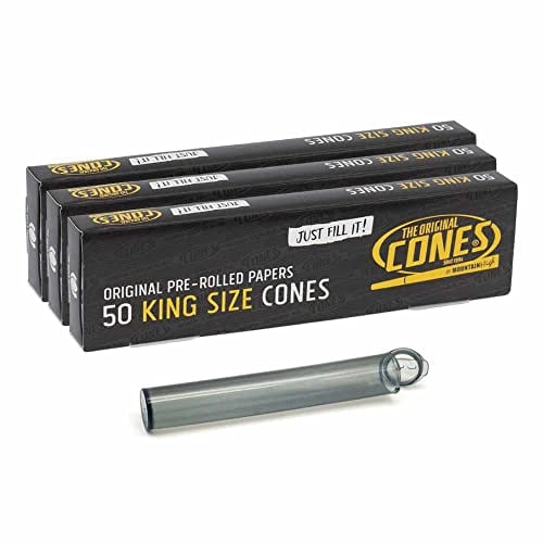 50-300 Stück The Original Cones King Size 109mm vorgerollte konische Joint Hülsen + J-Tube (150)