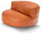 Green Bean Sitzsack Sofa aus Kunstleder mit EPS Perlen Füllung - Lounge im Sitzsack-Design 90 x 50 cm mit ergonomischer Rückenlehne - Cognac