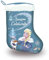 Disney ELSA und Olaf Weihnachtsmann Weihnachtsstrumpf, Frozen Weihnachtsbaumdekoration, Kamindekoration, Süßigkeiten und Geschenktüte, 42 x 32 cm | Blau