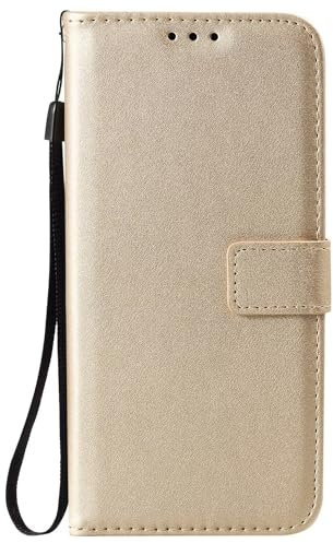 LENGRACE Cover per Samsung Galaxy A13 4G/5G Custodia a Libro Portafoglio in Pelle,Protezione Flip Case con Porta Carte Antiurto Custodia per Samsung Galaxy A13 4G/5G-Oro