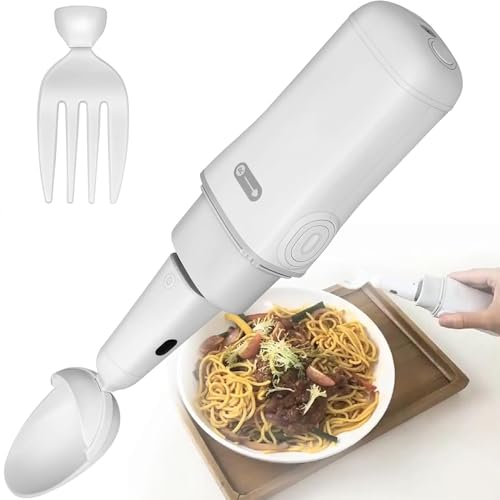 DPQYJPP Cuillère à Riz,Cuillère Anti-secousse,Cuillère gyroscopique Anti-tremblement,Aide l'alimentation Anti-secousse Handicap, pour Myasthénie,arthrite,accidenvasculairecérébral,polio