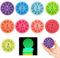 Lucktao 9 Stück Mathe Fidget Spinner,Leuchtend Zahlen Fidget Spinner Spielzeug,Montessori Number Fidget Spinner,für Kinder Math Finger Spinner Sensorisches Spielzeug (Addition und Subtraktion)