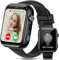 AIMIUVEI 4G Smartwatch Bambini, Orologio Smartwatch Bambini HD da 1,83'' con Chiamate e Videochiamate, Whatsapp, Wi-Fi, Chat Vocale, GPS, SOS, SMS, Impermeabile IP68, modalità Scuola (Nero)