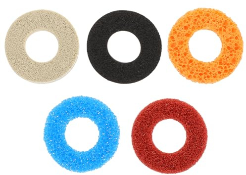 VANZACK 5 Stück Teiliges Runde Schwamm puffer Ringe für Switch Controller Joystick Langlebige Spielzubehör Ringe zur Präzisionssteuerung und Schutz der Gamepads Vielseitig und Leicht