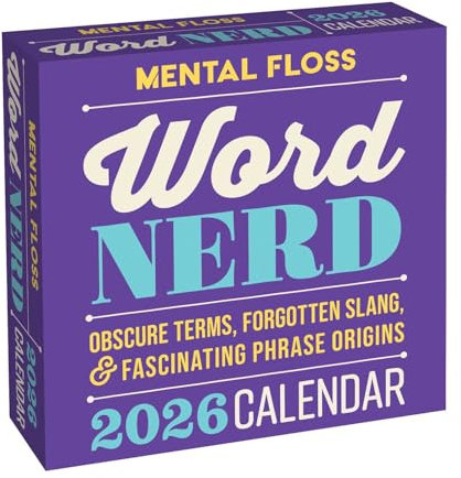 Word Nerd 2026 Calendar: Obscure Forgotten Slang & Fascinating Phrase Origins