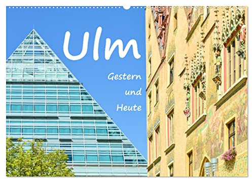 Ulm Gestern und Heute (Wandkalender 2026 DIN A2 quer), CALVENDO Monatskalender