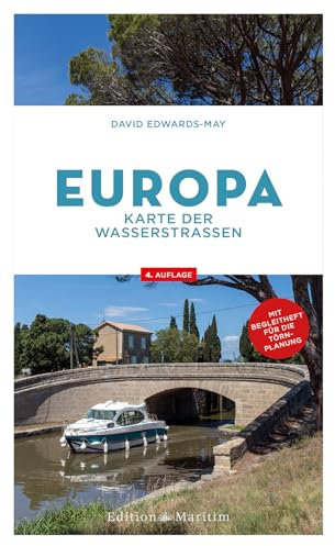 Europa: Karte der Wasserstraßen