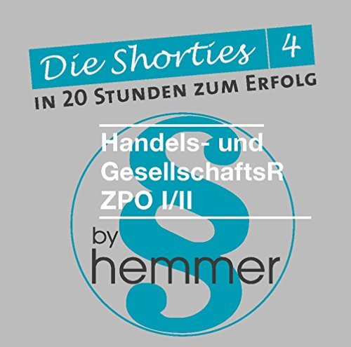 Shorties Box IV: ZPO I/II), Gesellschaftsrecht, Handelsrecht: Karteikarten (Karteikarten - Zivilrecht)