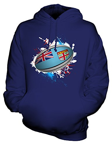 Candymix Fiji Rugby Ball Unisex Herren Damen Kapuzenpullover