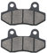 AHL- Motocicleta FA86 Pastillas de Freno Delanteras&Traseras para HYOSUNG Comet GT250 / GT125 / GT650 2004-2006
