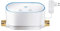 GROHE Sense Set, Sense Guard Wassersensor (erfasst Rohrbrüche und Mikroleckagen, ideal für Einfamilienhäuser, misst den Wasserverbrauch, über App steuerbar), weiß, 22502LN1