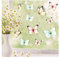 Wandtattoo Loft Fensterbilder Frühling mit Schmetterling Frühling Motiv – A4 Bogen, Wiederverwendbar – Frühlingsdeko Fenster, Frühlingsbild Fenster, Fensterdeko Frühling, Fensterfolie Frühling