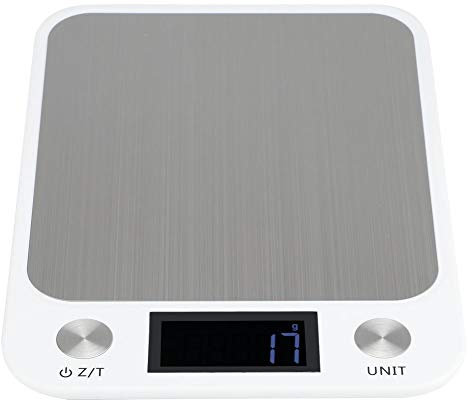 Escala para hornear, 10Kg/1g Impermeable Cocina electrónica Cocina portátil para hornear Escala de alimentos Herramienta de medición de peso