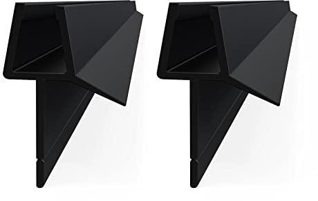 Duschkabine Dichtung Schwarz 2x100cm für 4mm 5mm 6mm gerade Glastür Stärken Duschtür Ersatzdichtung Wasserabweisende einstellbare Duschdichtung Spritzschutz Bad Dusche Für glasdicke