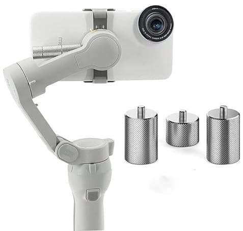Gimbal Gegengewicht für DJI OM 5, 3 Stück Metall-Balance-Unterstützung für DJI OM5/OM 4/OSMO Mobile 3 Gimbal Stabilisator Zubehör, Balance Videoaufnahme