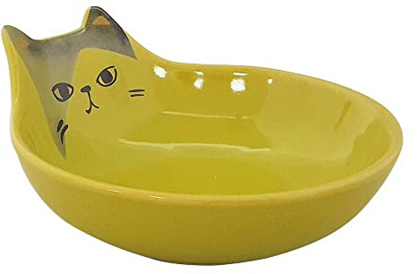 Nobby Katzen Keramik Schale Kato, grün, Ø 12 x 5,5 cm, 0,15 l, 1 Stück
