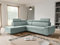 Corner Sofa Bed with Storage U Shape Multi Colours Left/Right Corner – Artic (Light Green)
