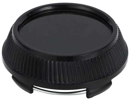 Partuto 1 Stk. Universal Radnabenkappen Radkappen Felgenkappen Radkappen Radnabenabdeckungen Kunststoff Schwarz OD: 64mm/2,52 für Honda für BMW